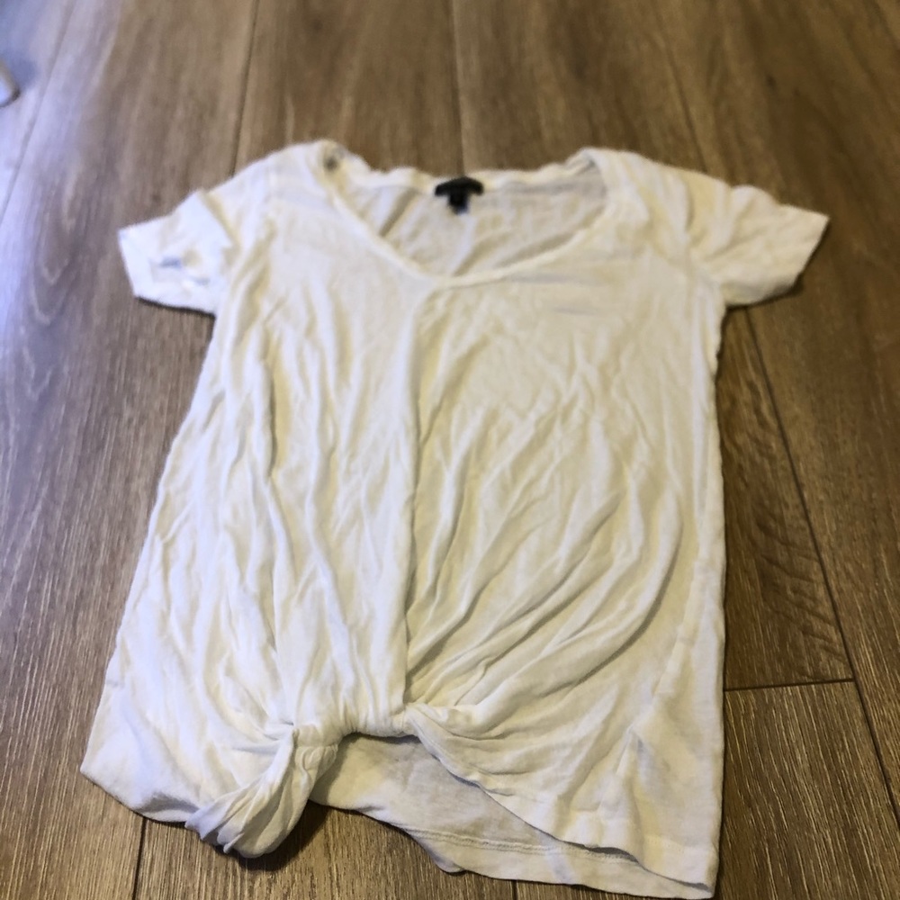 Women’s White Short Sleeved Top